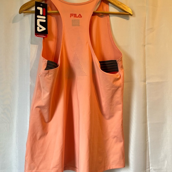 Pink/peach Fila workout top - Picture 3 of 3